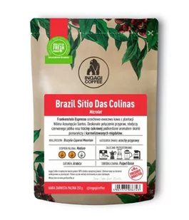 Kawa ziarnista Ingagi Coffee Brazil Sitio Das Colinas Mirabilis 250g - Kawa - miniaturka - grafika 2