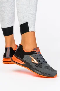 Czarne buty sportowe sznurowane Casu 14/4/21/O - Buty dla dziewczynek - miniaturka - grafika 1