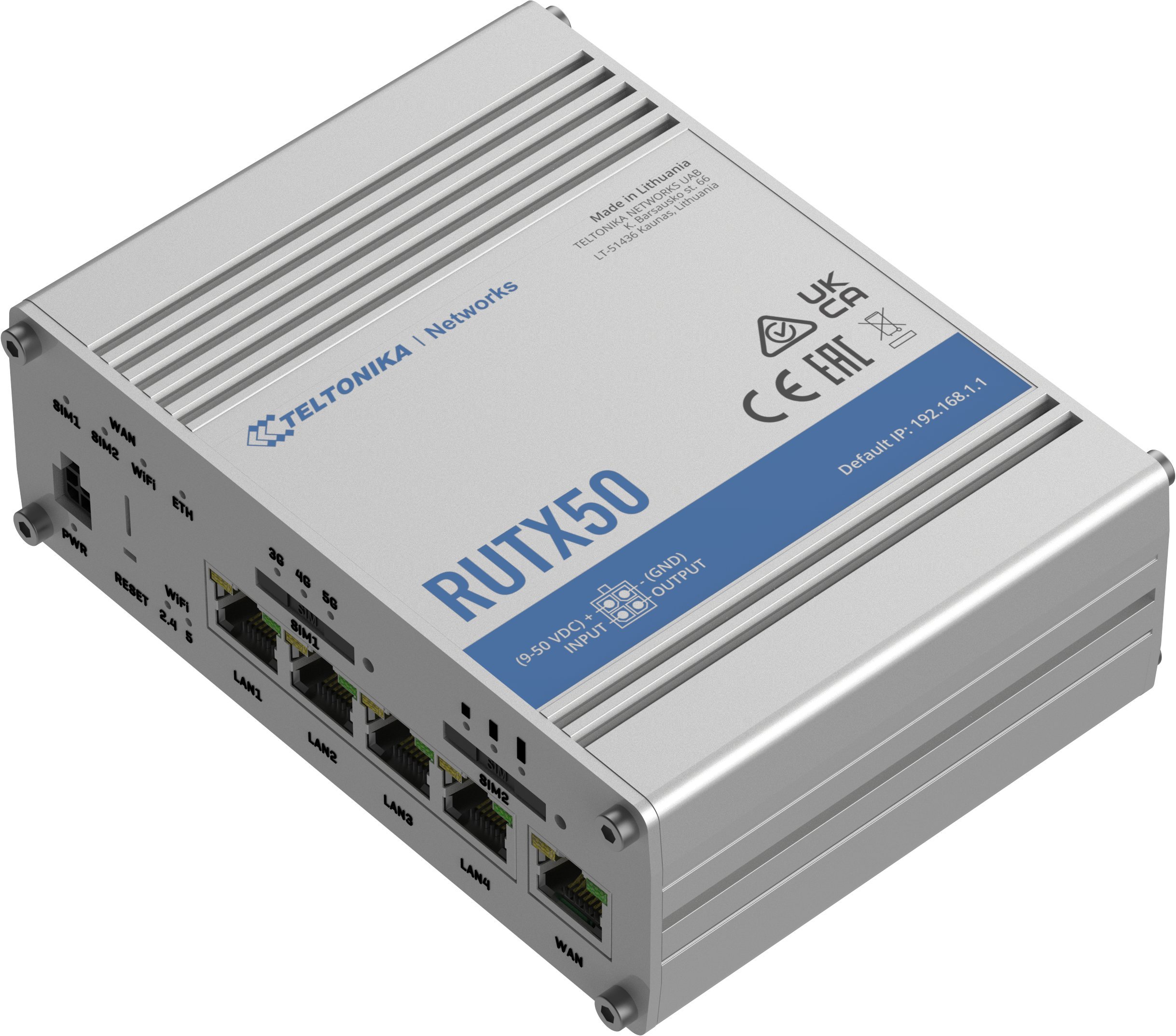 Teltonika RutX50Industrial 5G-Router RUTX5000AC00