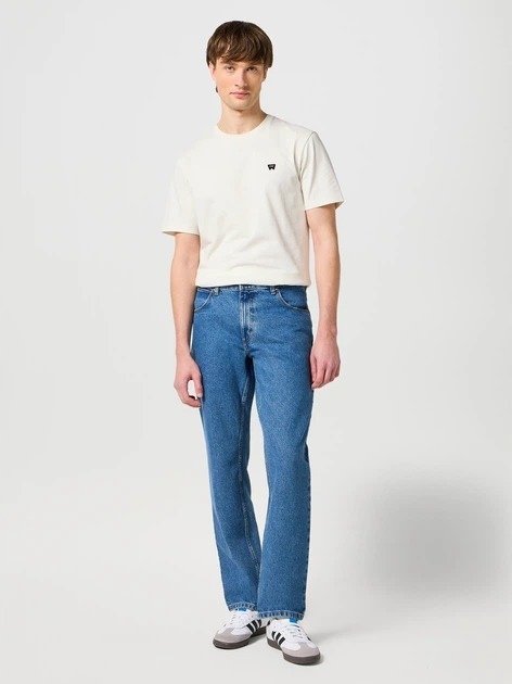 WRANGLER NIEBIESKIE JEANSY MĘSKIE PROSTE Z BAWEŁNY 30/30 17CA