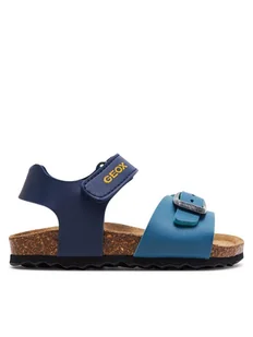 Geox Sandały B Sandal Chalki Boy B922QA 000BC C4186 M Niebieski - Buty dla chłopców - miniaturka - grafika 1