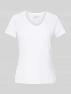 Koszulki i topy damskie - T-shirt z wyhaftowanym logo - miniaturka - grafika 1