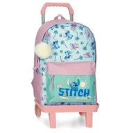 Plecaki szkolne i tornistry - Disney Stitch Just Chill Plecak Szkolny z Laptopem 15,6 cala Niebieski 31,5 x 45 x 15 cm Poliester by Joumma Bags, Niebieski, Talla única, plecak szkolny na kółkach - miniaturka - grafika 1