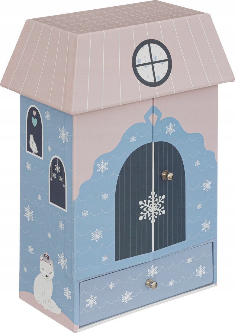 Atmosphera Kartonowy kuferek na drobiazgi do pokoju dziecięcego