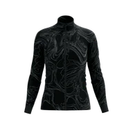 Kurtki damskie - COMPRESSPORT Kurtka biegowa damska HURRICANE WINDPROOF JACKET AURORA black/aurora - miniaturka - grafika 1