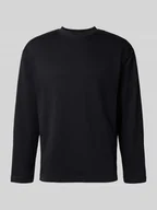 Koszulki męskie - Bluzka z długim rękawem o luźnym kroju z mieszanki bawełny model ‘LOOSEOSCAR’ - miniaturka - grafika 1