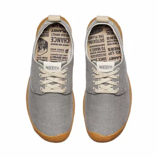 Buty miejskie damskie KEEN MOSEY DERBY CANVAS - Klapki i japonki męskie - miniaturka - grafika 3