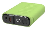 Powerbanki - RealPower PB-10000C PD+ 10000 mAh Jasnozielony - miniaturka - grafika 1