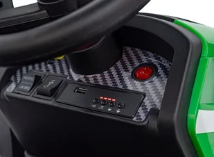 Traktor BLAST Z Przyczepką Zielony - Pojazdy elektryczne dla dzieci - miniaturka - grafika 18