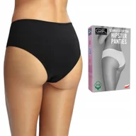 Majtki damskie - Gatta majtki, figi Hipster Panties bawełna black M - miniaturka - grafika 1