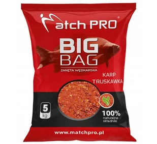 MATCHPRO Zanęta Big Bag Karp Truskawka 5 KG Unisex - Zanęty - miniaturka - grafika 1