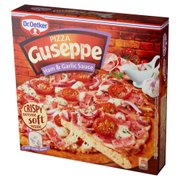 Dr Oetker Guseppe Pizza z szynką i sosem czosnkowym 440 g