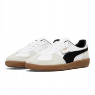 Buty sportowe damskie - Buty damskie sportowe Puma Palermo Leather 39646401 skórzane białe 37 - miniaturka - grafika 1