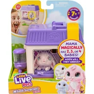 Zabawki interaktywne dla dzieci - Little Live Pets: Mama królik z młodymi - miniaturka - grafika 1