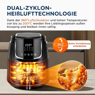 Frytownica beztłuszczowa MIDEA MF-CN40C2 - AGD OUTLET - miniaturka - grafika 4