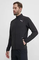Kurtki męskie - Puma kurtka do biegania Elite Ultraweave kolor czarny przejściowa 524984 - miniaturka - grafika 1