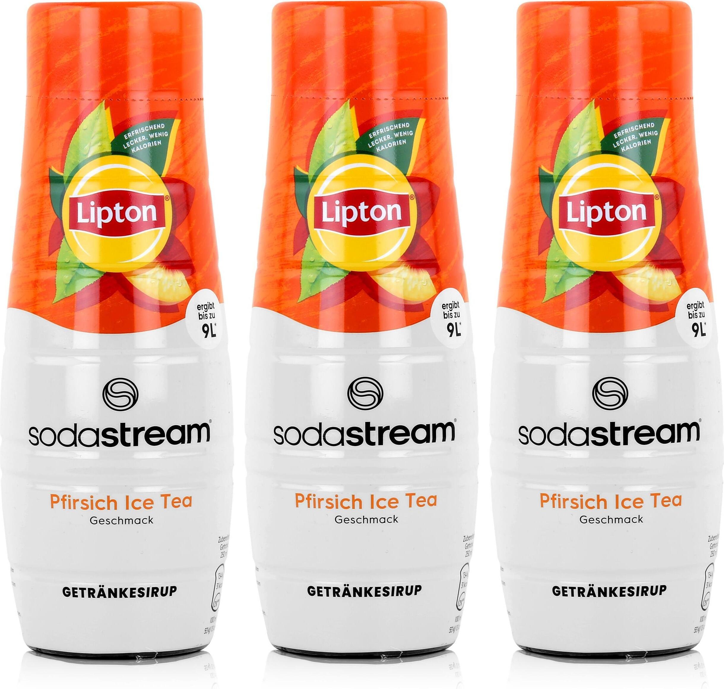 Lipton Napoje Syrop Napój bezalkoholowy Mrożona herbata Brzoskwinia 440 ml (pakiet 3 sztuki)