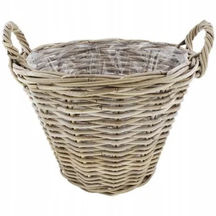 Doniczka osłonka Kosz wiklinowy rattanowy 20L - Donice - miniaturka - grafika 1