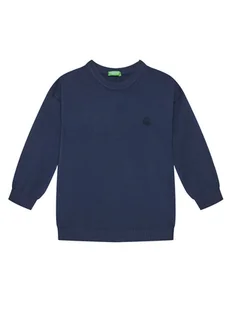 United Colors Of Benetton Sweter 1098G100U Granatowy Regular Fit - Swetry dla chłopców - miniaturka - grafika 1