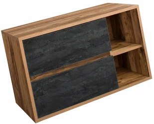 Wisząca loftowa szafka z szufladami pod umywalkę nablatową M4-F38 - Szafki łazienkowe - miniaturka - grafika 1