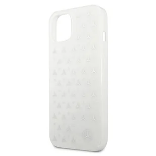 Mercedes MEHCP13SESPWH iPhone 13 mini 5,4" biały/white hardcase Silver Stars Pattern - Etui i futerały do telefonów - miniaturka - grafika 6