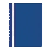 Teczki i skoroszyty - OFFICE PRODUCTS Skoroszyt PP, A4, miękki, 100/170mikr., wpinany, granatowy 21104121-03 - miniaturka - grafika 1