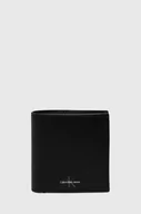 Portfele - Calvin Klein Jeans portfel skórzany męski kolor czarny - miniaturka - grafika 1