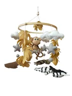 Karuzele dla niemowląt - Karuzela handmade z psiakami , dekoracja do pokoju dziecięcego - miniaturka - grafika 1