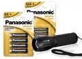 Baterie i akcesoria - Zestaw Panasonic Alkaline Power - 240 szt LR6 / AA, 240 szt LR03 / AAA + latarka FL-300+ - miniaturka - grafika 1