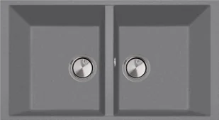 Zlew PLADOS ONE 7920-U TITANIUM METAL (szary metalik 42) (ON7920ST42) - Zlewozmywaki - miniaturka - grafika 1
