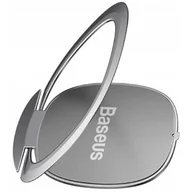 Pozostałe akcesoria do telefonów - Baseus Baseus Invisible Phone Ring Holder | Uchwyt Ring do telefonu podstawka adapter magnetyczny 3w1 | srebrny SUYB-0S - miniaturka - grafika 1