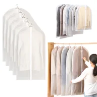 Pokrowce na ubrania - Pokrowiec na ubrania odzież garnitur sukienkę ochronny 100x60 zestaw 5 szt - miniaturka - grafika 1