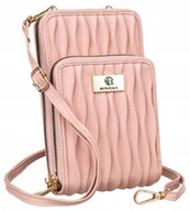 Torebki damskie - Damska listonoszka z przegródkami na karty Rovicky - miniaturka - grafika 1