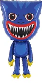 Balony i akcesoria - Balon foliowy Monster Blue Huggy Wuggy 78 cm - miniaturka - grafika 1
