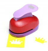 Scrapbooking - Dziurkacz ozdobny do papieru 2,5 cm Korona - miniaturka - grafika 1