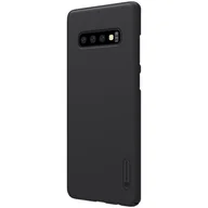 Etui i futerały do telefonów - Nillkin Etui Frosted Shield Samsung Galaxy S10 Czarne A / III / 34 - miniaturka - grafika 1
