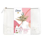 Zestawy kosmetyków damskich - Dove XMASS - Zestaw Medium Washbag (Żel Glowing 225m + Balsam 250 ml + Deo 150 ml) - miniaturka - grafika 1