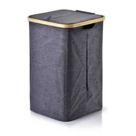 Kosze na bieliznę - Kosz na pranie GOA MIDI GREY 33 x 33 x 52 cm - miniaturka - grafika 1