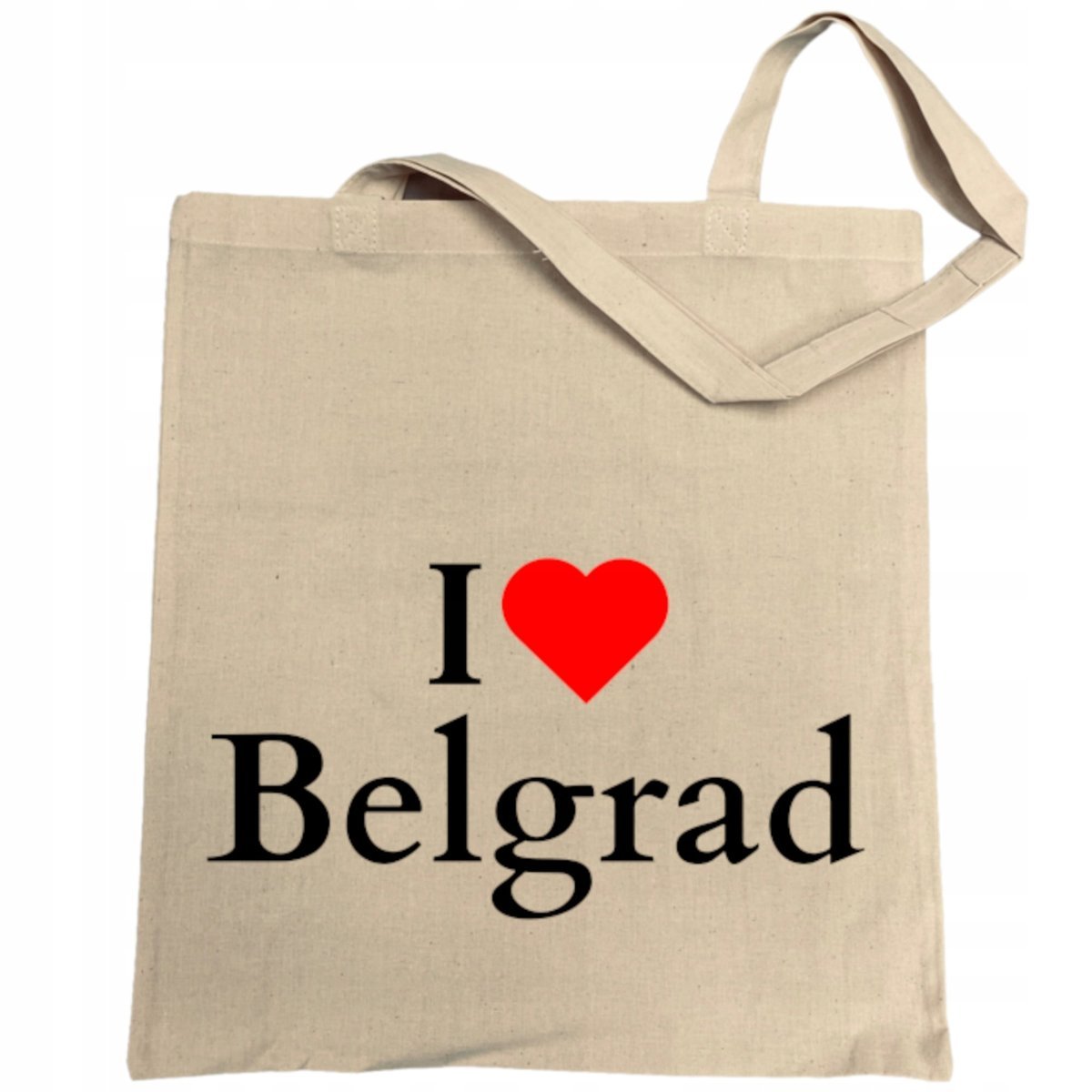 Torba na zakupy I Love Belgrad Kocham Belgrad Serbia