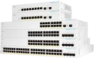 Switche - Cisco CBS220-48FP-4X-EU-RF łącza sieciowe Zarządzany L2 Gigabit Ethernet (10/100/1000) Obsługa PoE Biały CBS220-48FP-4X-EU-RF - miniaturka - grafika 1