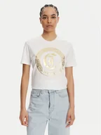 Koszulki i topy damskie - Just Cavalli T-Shirt 78PAHT01 Biały Regular Fit - miniaturka - grafika 1