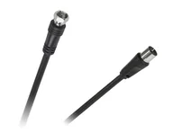 Akcesoria TV-SAT - Kabel antenowy wtyk tv na wtyk F(sat)-1,8m - miniaturka - grafika 1