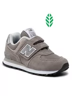 Buty dla chłopców - New Balance Sneakersy PV574EVG Szary - miniaturka - grafika 1