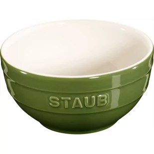 Staub STAUB SERVING MISKA OKRĄGŁA 12 CM 0,4 L ZIELONY CERAMIKA 40510-796-0 - Miski i półmiski - miniaturka - grafika 1
