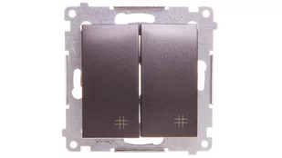 Kontakt Simone Łącznik krzyżowy podwójny 10AX - Simon 54 Premium DW7/2.01/48 - Wyłączniki światła i elektryczne - miniaturka - grafika 1