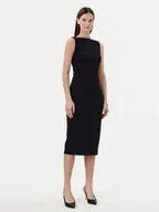 Sukienki - Calvin Klein Sukienka codzienna K20K208140 Czarny Slim Fit - miniaturka - grafika 1