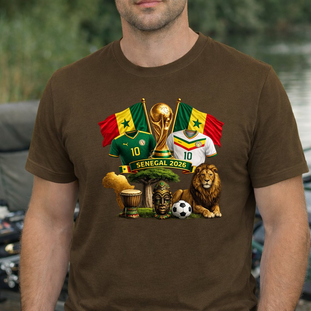 Koszulka WORLD CUP 2026 kolor brązowy rozmiar XXL