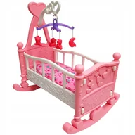 Lalki dla dziewczynek - Łóeczko dla lalki 2w1 33453 - miniaturka - grafika 1