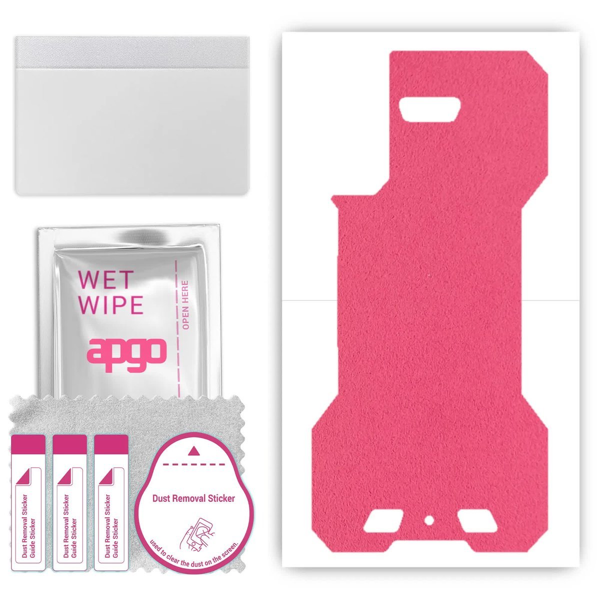 Folia naklejka skórka strukturalna na TYŁ Zamsz do Cubot King Kong 5 Pro - Zamsz Różowy - apgo SKINS