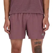 Spodnie sportowe męskie - Spodenki męskie New Balance MS41286LIE - bordowe - miniaturka - grafika 1